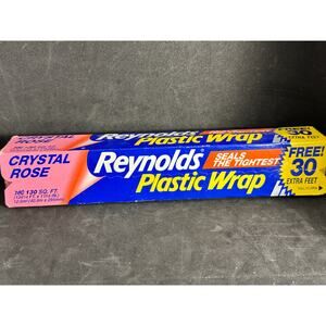 VTG 1992 Reynolds Plastic Wrap; Crystal ROSE; Discontinued; PROP